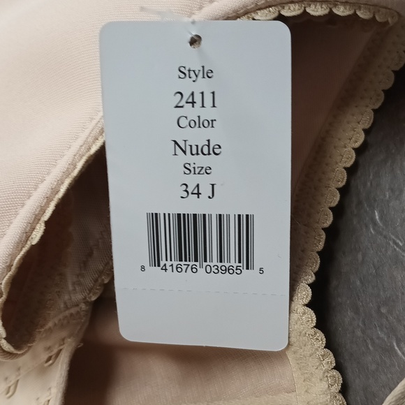 Elila Microfiber Molded Underwire Full Coverage Bra - Picture 6 of 8